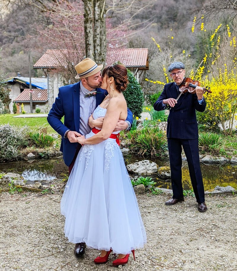 violoniste pour demande en mariage