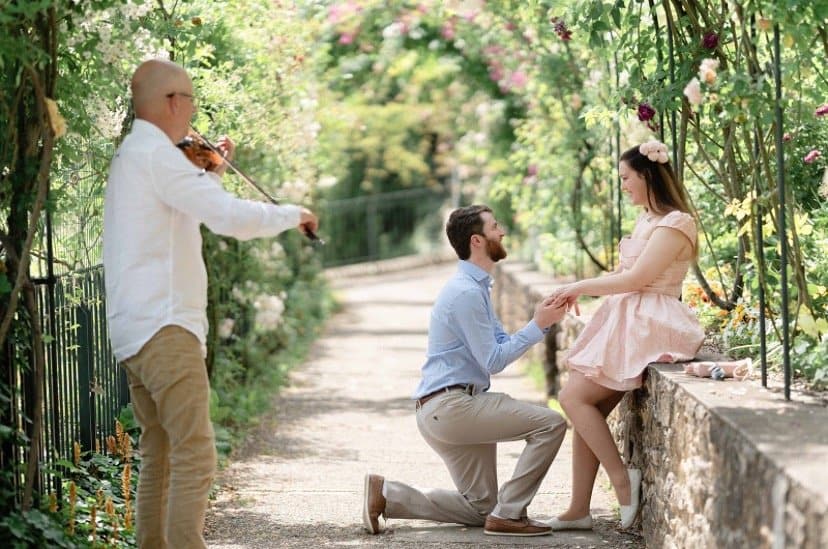 wedding violinist in france